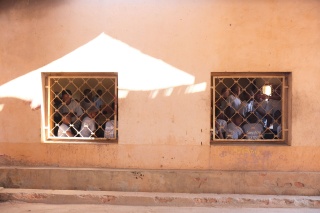 external shot of a detention centre in Madagascar