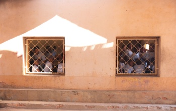 external shot of a detention centre in Madagascar