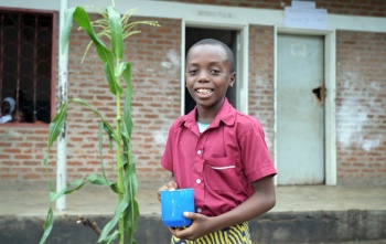 Child eating Mary's Meals