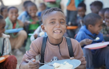 2026 - Ethiopia - Child enjoying meal 