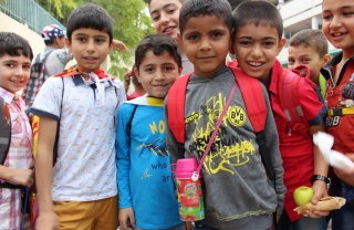 young children posing for a photo