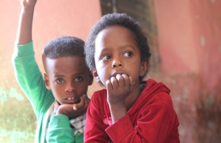 Mary's Meals children in Ethiopia