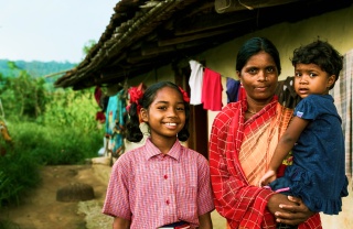 A family in India