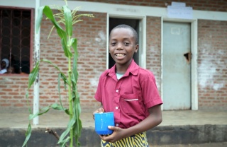 Child eating Mary's Meals
