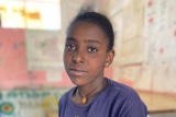 young girl from Tigray posing for a photo 