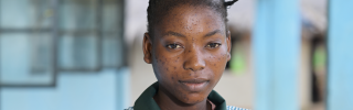 School girl in Zambia