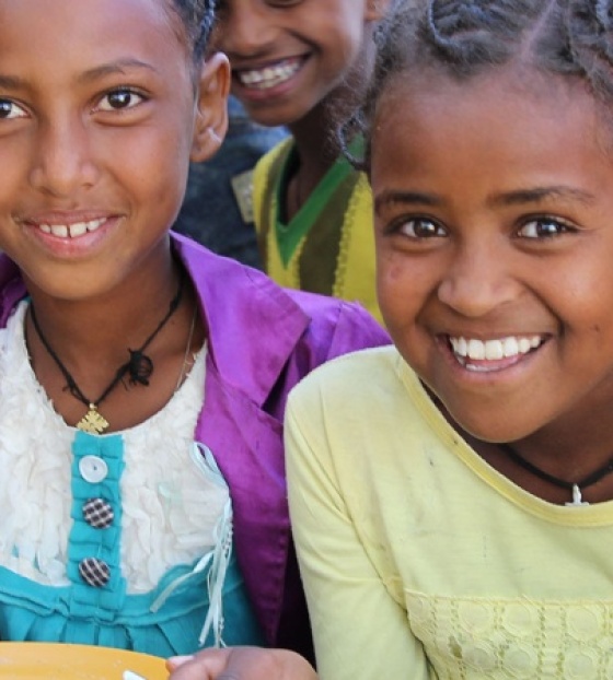 Children at school in Ethiopia