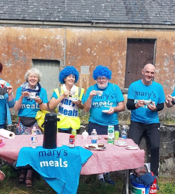 Walk to Knock – Boosting morale through afternoon tea