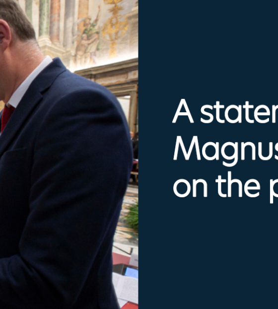 A statement from Magnus