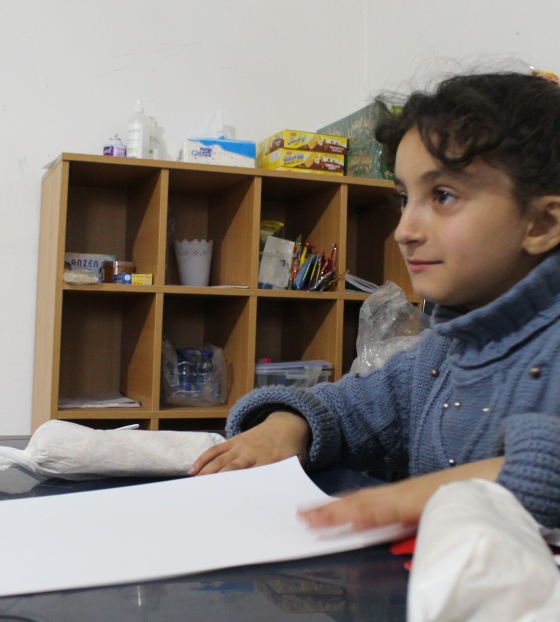 Child in school in Lebanon