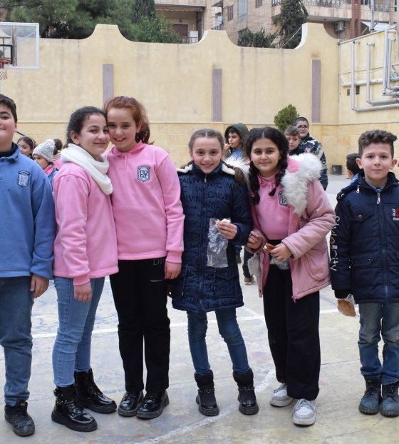 Children in school in Syria