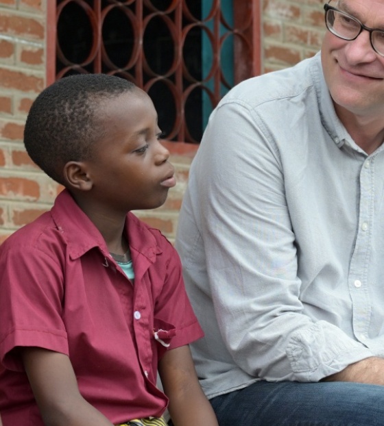 Magnus meeting Children of Mary's Meals