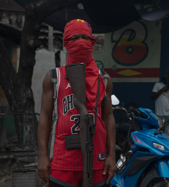 Image of a child gang member