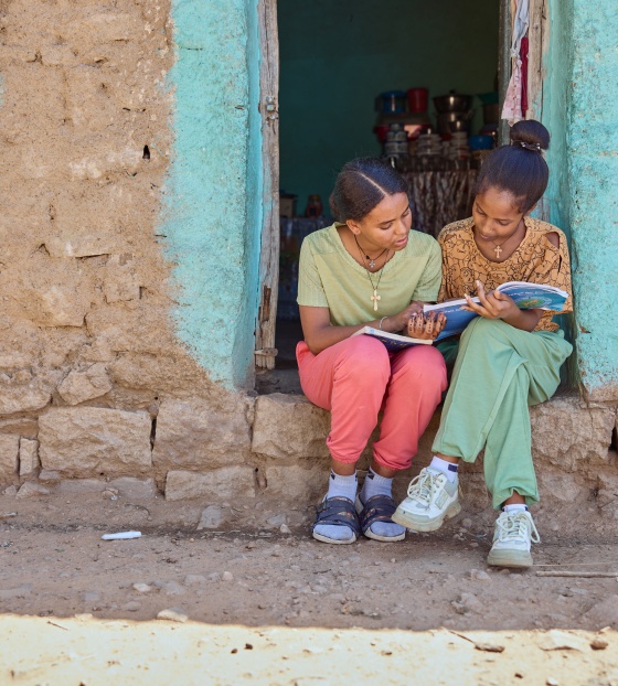 2024 - Ethiopia - Children reading 