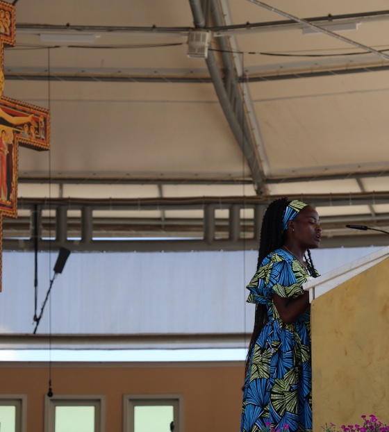 2025 - Medjugorje - Lettie speaks at Mladifest