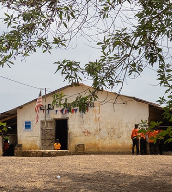 Image of a school in Liberia