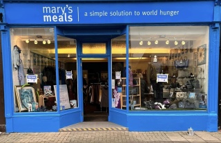 Mary's Meals Shop in Troon. 