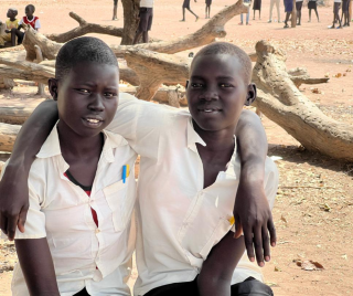 Teresa and Tabitha from South Sudan.
