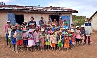 Children at school in Madagascar