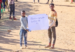 2024 - Tigray - Gendet Primary School - Homemade Sign 2