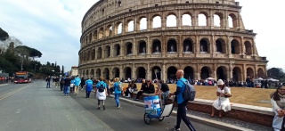 Luigi at the the Collosseum
