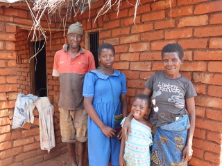 Elise and her family in Malawi