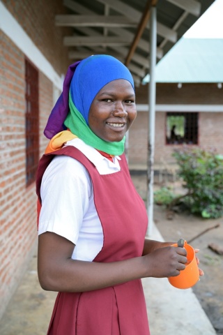 Child eating Mary's Meals