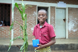 Child eating Mary's Meals