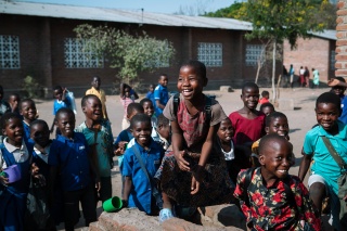 2023 - Malawi - School children smiling 